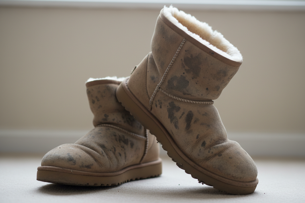Old beat up uggs